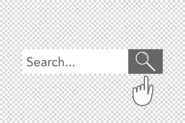 Wall Mural - vector illustration interface search bar icon concept