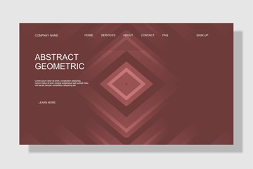 modern landing page template,colorful,for business website design.