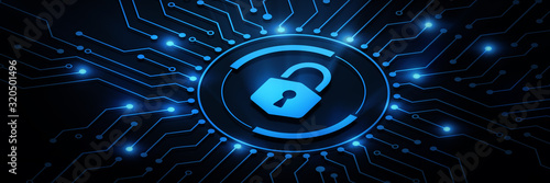 Fotografía Cyber Security Data Protection Business Technology Privacy concept