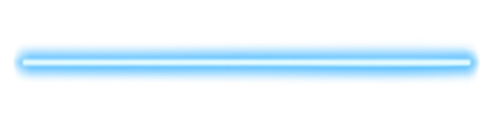 neon glow stick. fluorescent laser ray. beam of light