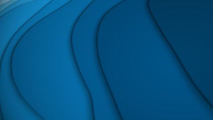 Undulating background. Paper style blue abstract background and texture dor desigh. Abstract waves and shapes.