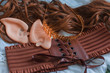 Elf cosplay set, detail for fairy costume, ideas for masquerade 