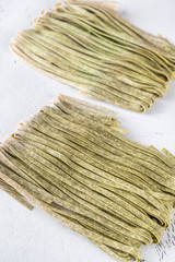 Canvas Print - Spinach fettuccine