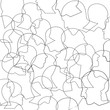 © kubko - Seamless pattern of a crowd of many different people profile heads. Vector background.