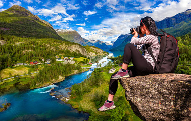 Wall Mural - Nature photographer Norway