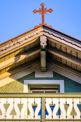 Poster - typical bavarian balcony