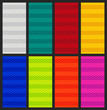 Vector illustration of Multicolore diamond grade reflective seamless pattern