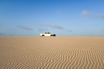 Sticker - Sand dune and offroad car