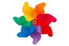 Colorful Plastic Windmill Pinwheel