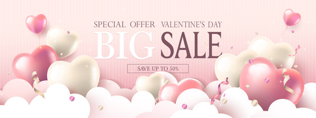 Valentine's Day Sale banner