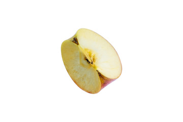 Apple in the white background isolated .clipping path