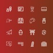 © Nadir - Editable 16 sketch icons for web and mobile