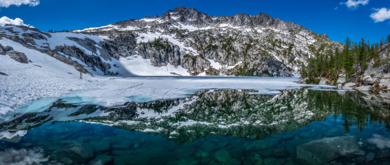 Wall Mural - Alpine Lake Panorama - Alpine Lakes Wilderness - Washington - Mountains