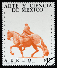 Sticker - Statue of Charles IV, The Horse (Mexico 1976)