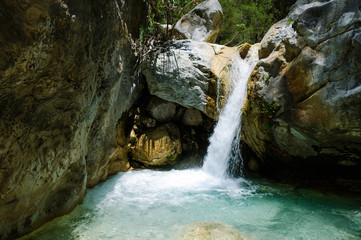 Rio Chillar, Parque Natural Sierras de Tejeda, Almijara y Alhama, Nerja, Andalusia, Spain, Europe