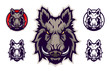 Boar head emblem
