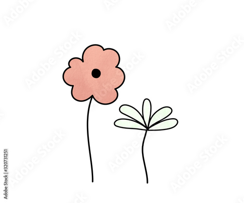 お花のイラスト かわいい パステル 素材 Stock Illustration Adobe Stock お花のイラスト かわいい パステル 素材 Stock Illustration Adobe Stock