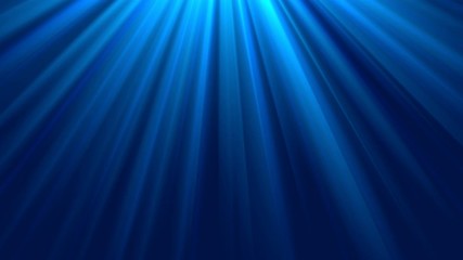 Wall Mural - falling light rays blue background wave