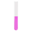 © artemp1 - Transparent glass laboratory tube. Test tube filled with liquid on a white background. 3D rendering.