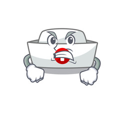 Sticker - Nurse hat cartoon character design having angry face