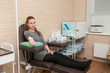 © Aleksey Khripunkov - Girl takes blood tests.  Female with a dropper