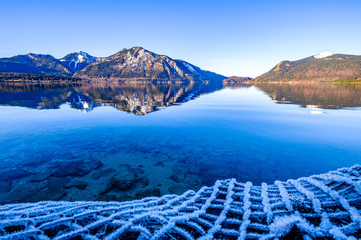 Canvas Print - walchensee lake in bavaria