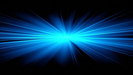 Wall Mural - blue light rays background wave motion
