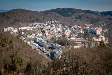 Canvas Print - Karlovy Vary view