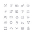 © denisgorelkin - Line icons set. Security pack. Vector illustration