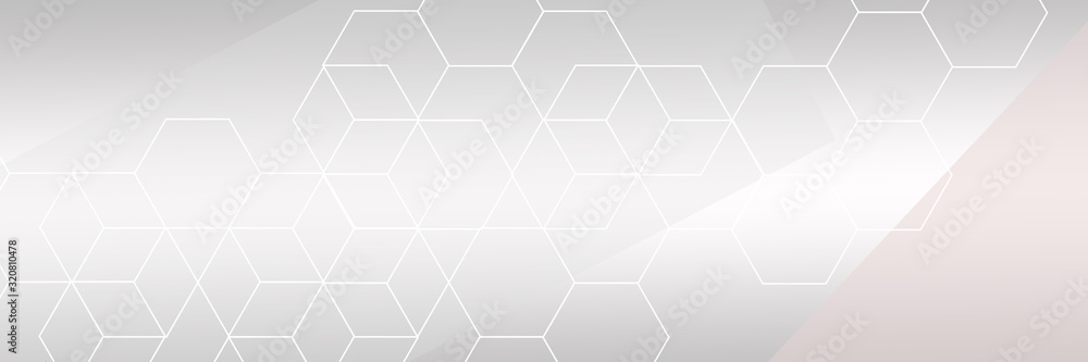 Abstract technology background with hexagons Stock Photo | Adobe Stock