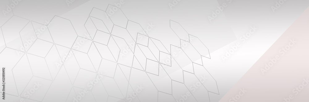 Abstract technology background with hexagons Stock Photo | Adobe Stock