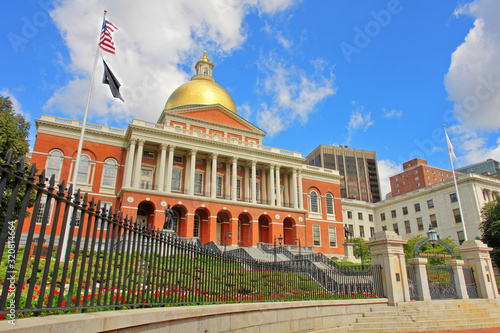 Fotomural The Massachusetts State House - a state capitol for the Commonwealth of Massach