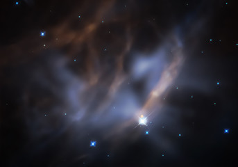 Wall Mural - creative surreal science abstract galaxy sky with many stars, color dust elements of this image furn