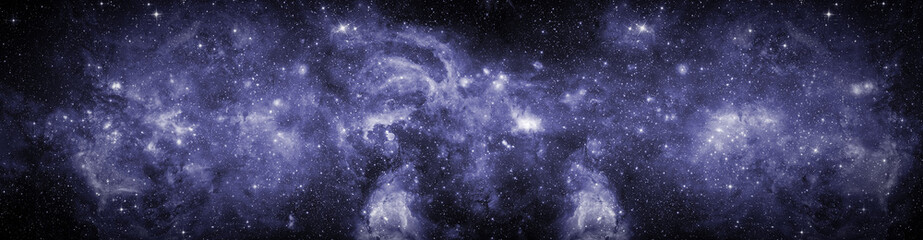 Wall Mural - creative surreal science abstract galaxy sky with many stars, color dust elements of this image furn