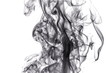 © yauhenka - Black smoke on white background