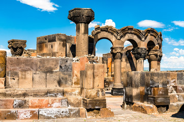 Zvartnots Cathedral in Armenia