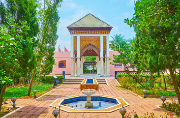 Canvas Print - In Morocco garden of Rajapruek park, Chiang Mai, Thailand