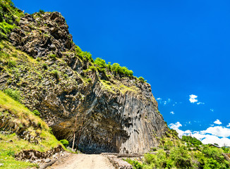 Poster - Basalt column formations in the Garni Gorge, Armenia