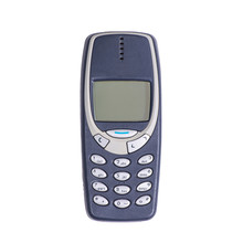 Old Mobile Phone On A White Background. Isolated