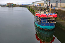 Boat In Milford Haven Harbour, Wales