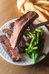 Canvas Print - Filet Mignon Steak Dinner