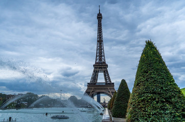 eiffel tower paris, france.