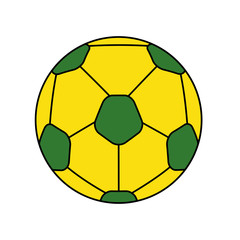 Poster - sport ball soccer isolated icon vector illustration design