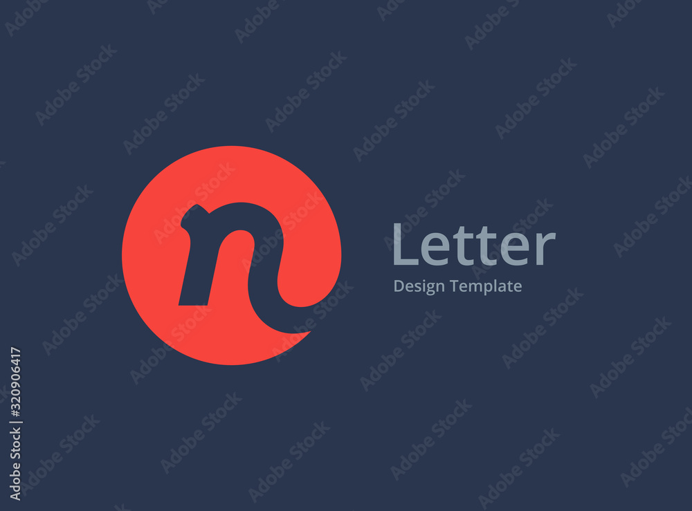 Letter N logo icon design template elements Stock Vector | Adobe Stock