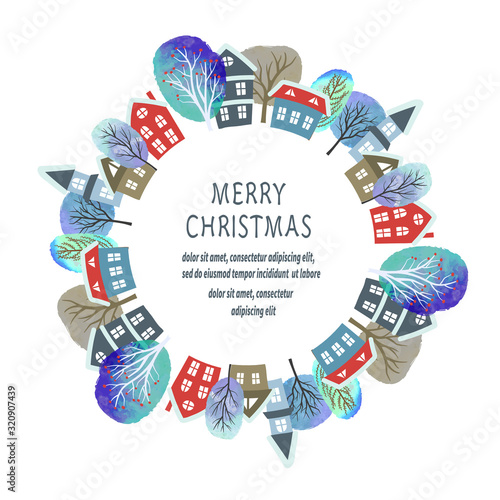 Merry Christmas card design...