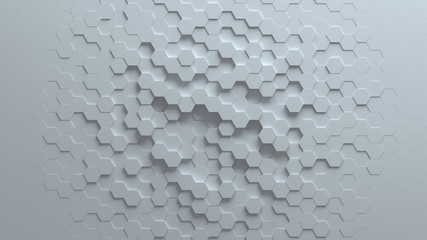 Wall Mural - abstract bright creative background. modern clean minimalistic design. hexagonal geometric structure