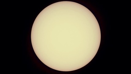 Wall Mural - Telescopic view of the Sun as the International Space Station (ISS) transits in front of it in slow motion (1/4 speed).
