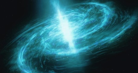 Wall Mural - beautiful spiral galaxy cosmic backgroundformation of star clusters in deep space optical lens flare