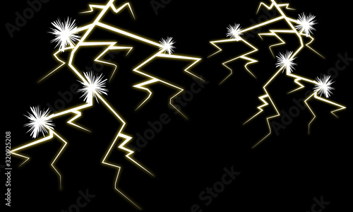 雷 稲妻 イナズマ カミナリ の漫画背景 Stock Vector Adobe Stock 雷 稲妻 イナズマ カミナリ の漫画背景 Stock Vector Adobe Stock