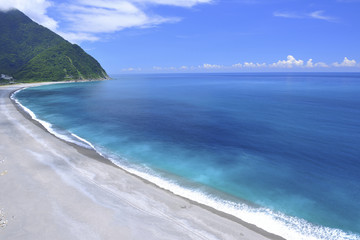 Poster - High angle shot of Qingshui Cliff Sioulin